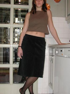 Anne german teen in pantyhose (Kueche)