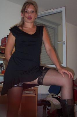 French Slut Wife in Stockings