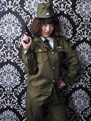 中国軍のコスプレ