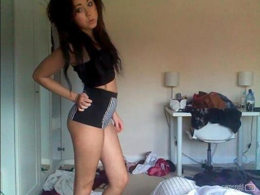 Dumbest chav teasing jailbait whore ever NN ment