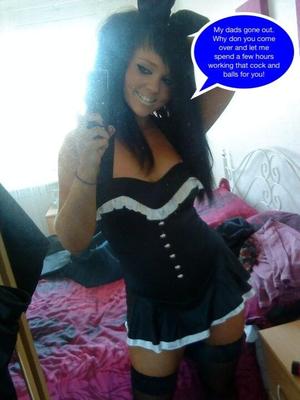 Chav slut captions